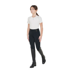 Legging fille Equestro doublé polaire Noir