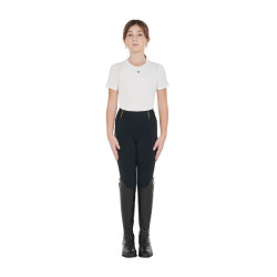 Legging fille Equestro doublé polaire Noir