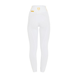 Legging fille Equestro doublé polaire Blanc