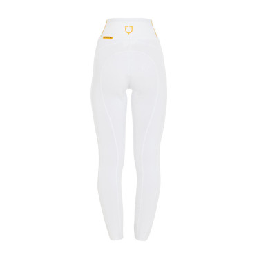 Legging fille Equestro doublé polaire Blanc