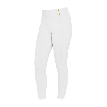 Legging fille Equestro doublé polaire Blanc