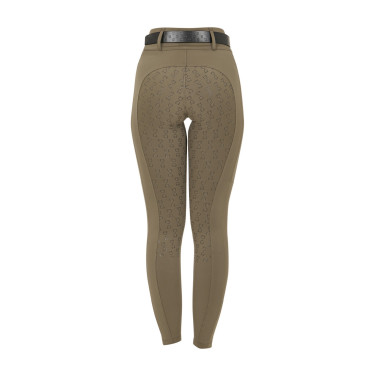Legging femme Equestro taille haute avec passants de ceinture Walnut Marron Legging femme Equestro taille haute avec passants de ceinture Walnut Marron