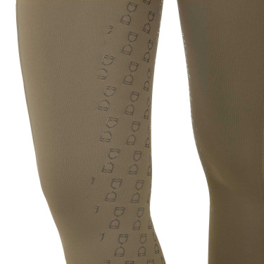Legging femme Equestro taille haute avec passants de ceinture Walnut Marron Legging femme Equestro taille haute avec passants de ceinture Walnut Marron