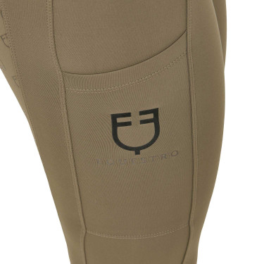 Legging femme Equestro taille haute avec passants de ceinture Walnut Marron Legging femme Equestro taille haute avec passants de ceinture Walnut Marron