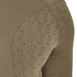 Legging femme Equestro taille haute avec passants de ceinture Walnut Marron Legging femme Equestro taille haute avec passants de ceinture Walnut Marron