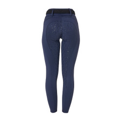 Legging femme Equestro taille haute avec passants de ceinture Marine blazer Bleu marine