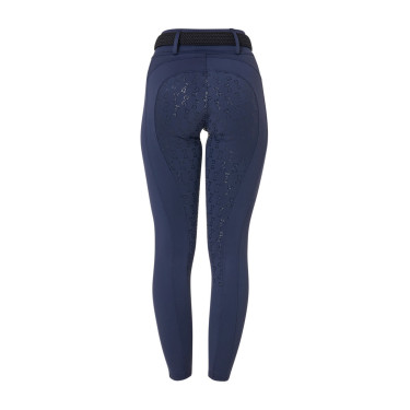 Legging femme Equestro taille haute avec passants de ceinture Marine blazer Bleu marine
