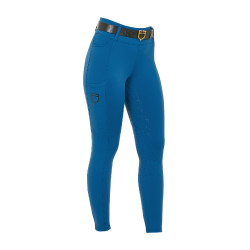 Legging femme Equestro taille haute avec passants de ceinture Coral bleu