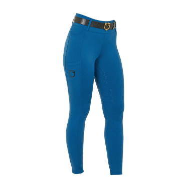 Legging femme Equestro taille haute avec passants de ceinture Coral bleu