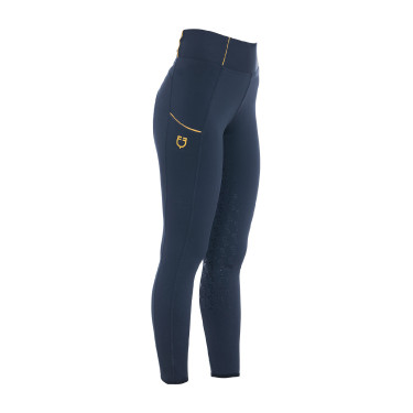 Legging femme Equestro léger coupe slim Marine blazer Bleu marine