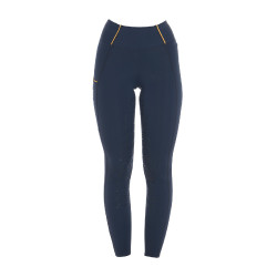 Legging femme Equestro léger coupe slim Marine blazer Bleu marine