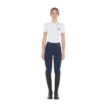 Legging femme Equestro léger coupe slim Marine blazer Bleu marine