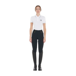Legging femme Equestro léger coupe slim Noir Legging femme Equestro léger coupe slim Noir