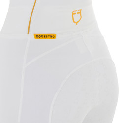 Legging femme Equestro léger coupe slim Blanc Legging femme Equestro léger coupe slim Blanc