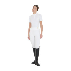Legging femme Equestro léger coupe slim Blanc Legging femme Equestro léger coupe slim Blanc