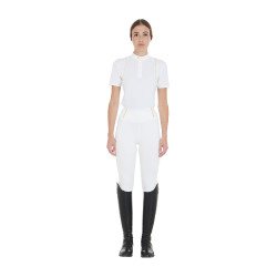 Legging femme Equestro léger coupe slim Blanc Legging femme Equestro léger coupe slim Blanc