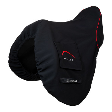 Housse de selle dressage Acavallo Sublime Noir Housse de selle dressage Acavallo Sublime Noir