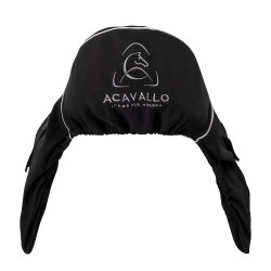 Housse de selle de dressage Acavallo Noir Housse de selle de dressage Acavallo Noir