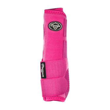 Guêtres antérieur western Platinum Pro Star Anatomic Fuchsia Rose