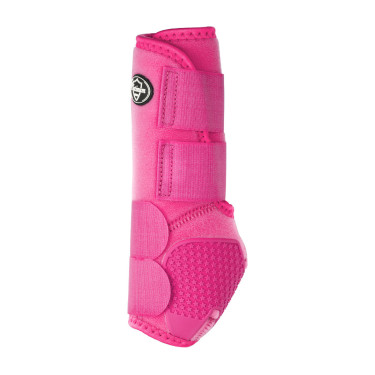 Guêtres antérieur western Platinum Pro Star Anatomic Fuchsia Rose