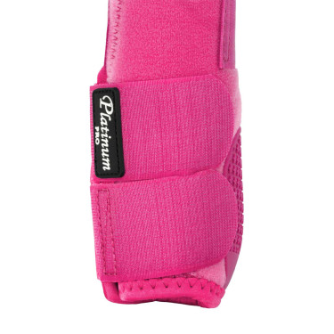 Guêtres antérieur western Platinum Pro Star Anatomic Fuchsia Rose
