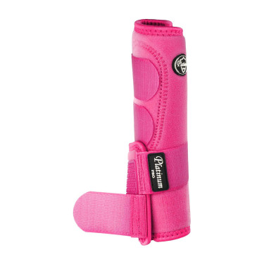 Guêtres antérieur western Platinum Pro Star Anatomic Fuchsia Rose