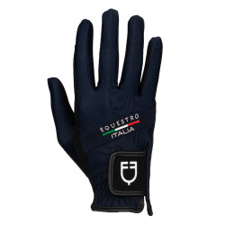 Handschoenen van technische stof Equestro X FISE Marineblazer Marineblauw