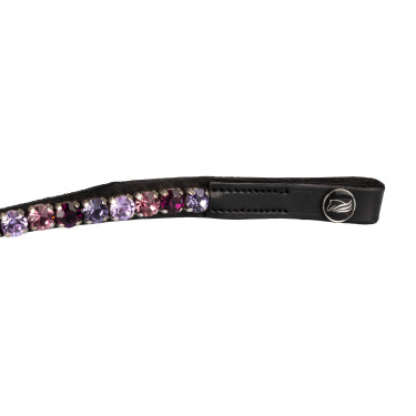 Frontal Supreme Shade avec strass Noir / violet