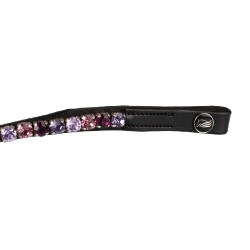 Frontal Supreme Shade met strass Zwart / paars