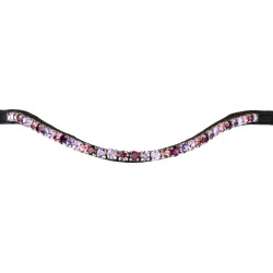 Frontal Supreme Shade met strass Zwart / paars