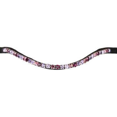 Frontal Supreme Shade met strass Zwart / paars