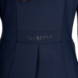 Frac femme Equestro en tissu technique avec strass Marine blazer Bleu marine