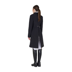 Frac femme Equestro en tissu technique avec strass Noir