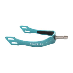 Eperons Acavallo Arena Aluplus 2.0 avec strass Bleu ciel Eperons Acavallo Arena Aluplus 2.0 avec strass Bleu ciel