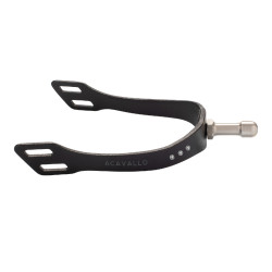 Eperons Acavallo Arena Aluplus 2.0 avec strass Noir total