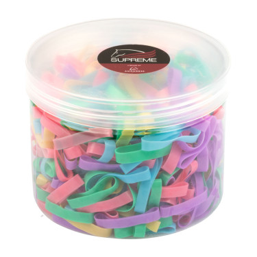 Manenelastiekjes Supreme (doos 500 stuks) Multicolor Manenelastiekjes Supreme (doos 500 stuks) Multicolor