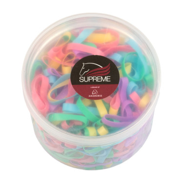 Manenelastiekjes Supreme (doos 500 stuks) Multicolor Manenelastiekjes Supreme (doos 500 stuks) Multicolor