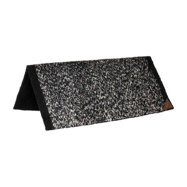 Tapis de western Mayatex Pool’s laine Lurex 34×36 Noir
