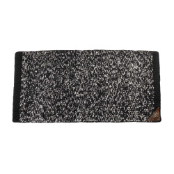 Westerndeken Mayatex Pool’s wol Lurex 34×36 Zwart