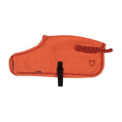 Couverture polaire Equestro pour cheval jouet Rouge brique Couverture polaire Equestro pour cheval jouet Rouge brique