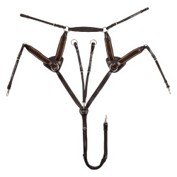 Collier de chasse Supreme 5 points Marron foncé