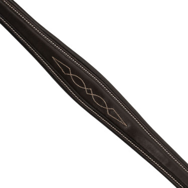 Collier de chasse équitation Equestro cuir avec martingale Collier de chasse équitation Equestro cuir avec martingale