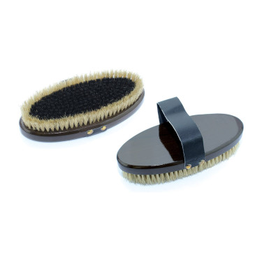 Brosse douce Umbria Equitazione poils biclevel Noir Brosse douce Umbria Equitazione poils biclevel Noir