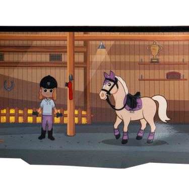 Peluche cheval Equestro 48×33 cm – jouet d’équitation