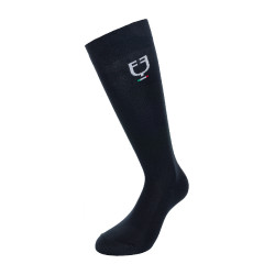 Chaussettes techniques Equestro x FISE par 3 Noir / marine / bleu de savoie Blanc Chaussettes techniques Equestro x FISE par 3 Noir / marine / bleu de savoie Blanc