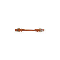Muserolle en cuir rond Lakota Huilé Marron