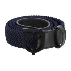 Elastische Equestro-riem met zwarte logogesp