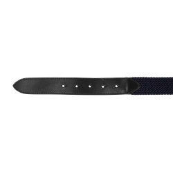 Elastische Equestro-riem met zwarte logogesp