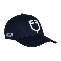 Casquette unisexe Equestro x FISE Marine blazer Bleu marine