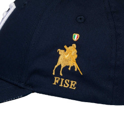 Unisex pet Equestro x FISE Marineblazer Marineblauw
